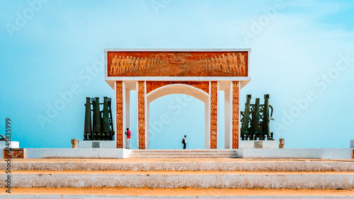 Door of no return and The slave road in Ouida - Black History