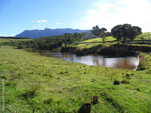lake in mountains