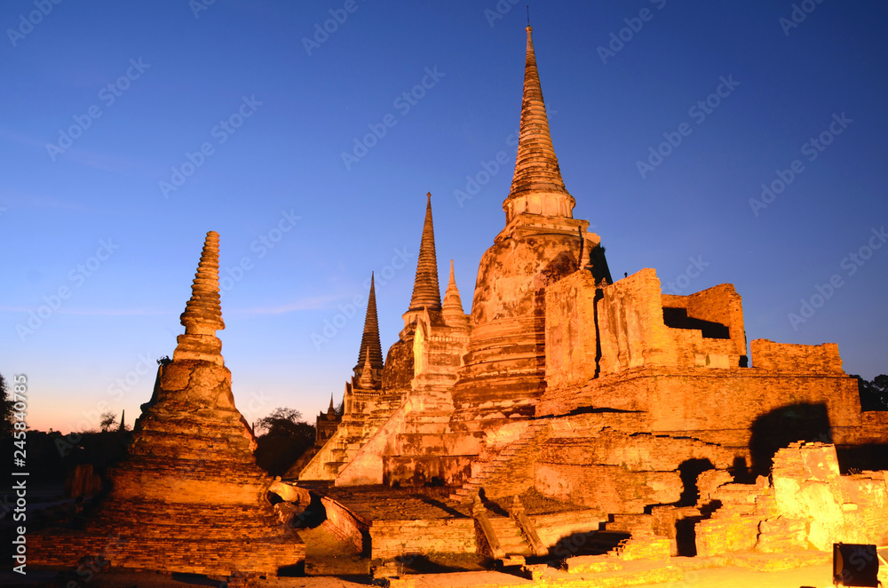Fototapeta premium Wat Phra Si Sanphet in Ayutthaya,Thailand