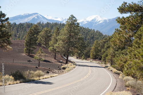 Sunset Crater is a cinder cone located north of Flagstaff in U.S. State of Arizona. The crater is within the Sunset Crater Volcano National Monument. 