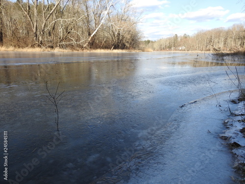river in winter © Kathryn