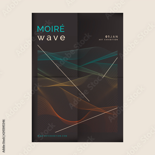 Moiré pattern background