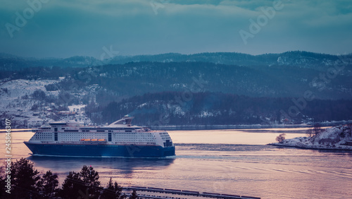 Photography Prom Ferry Oslofjorden Drøbak Norwegia Norge Norway
