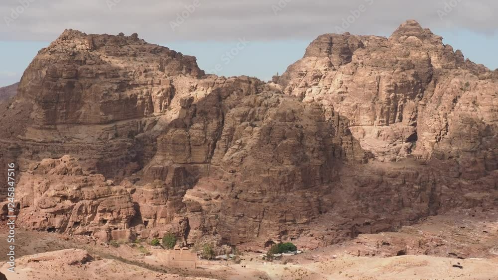 Petra, elevated view, Ma'an Governorate, Jordan Petra, elevated view, Ma'an Governorate, Jordan