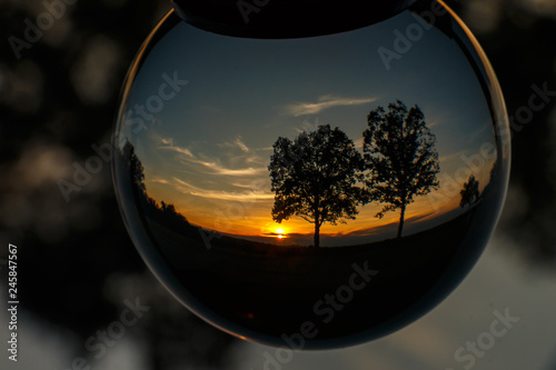crystal sphere round ball
