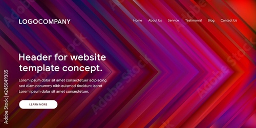 Modern Abstract Style of Website Landing Page Background