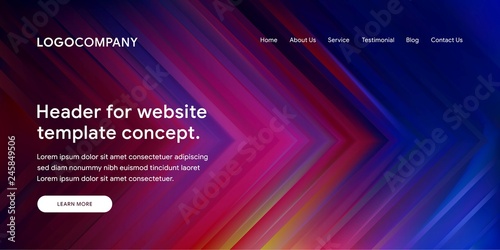 Modern Abstract Style of Website Landing Page Background