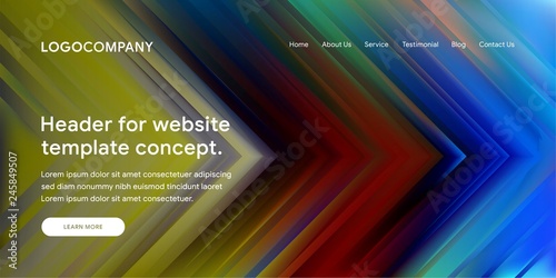 Modern Abstract Style of Website Landing Page Background