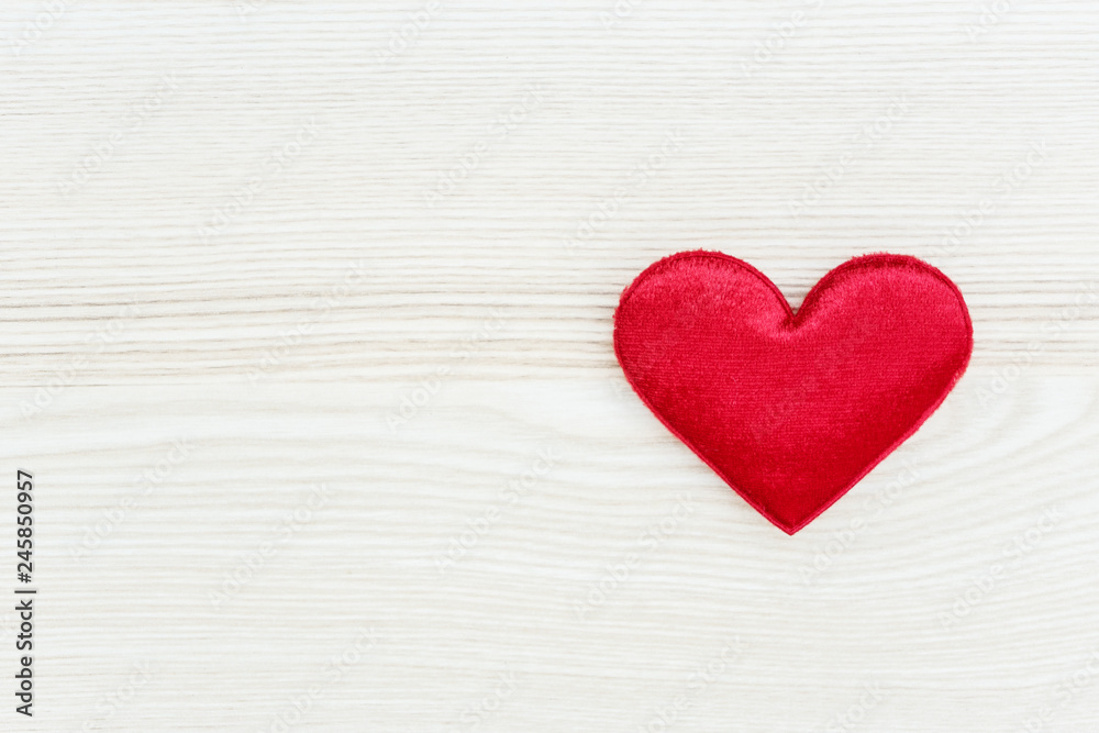 Valentine day heart on wood background Valentine day heart on wood background