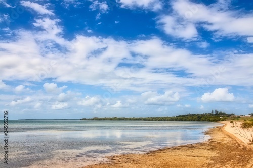 Fototapeta Naklejka Na Ścianę i Meble -  Beach At St Helena Island In Brisbane, Queensland, Australia