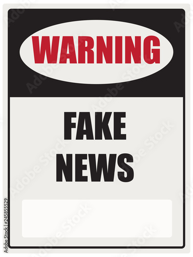 Warning fake news