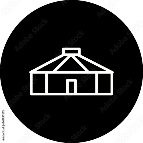 Vector Yurt Icon