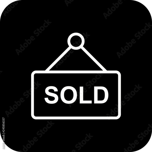 Vector Sold Icon