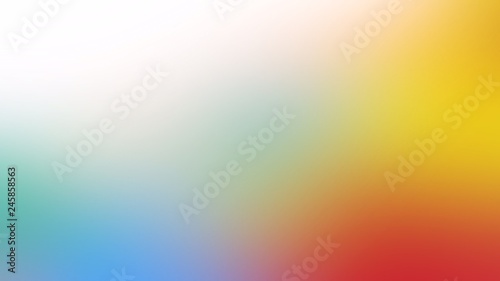 Abstract blurred gradient background in bright colors