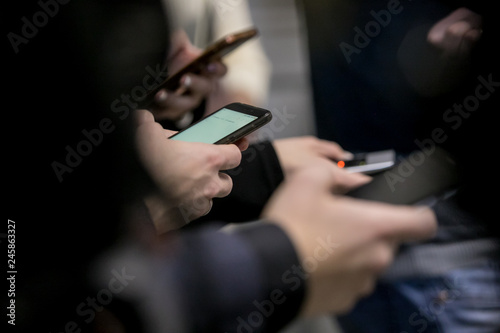 businessman using smart phone