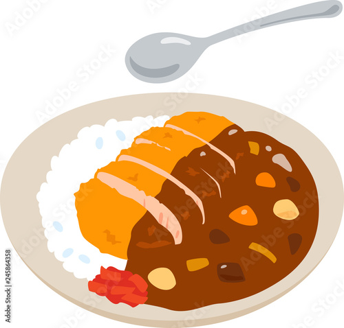 カツカレー