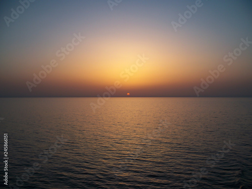 sunset on the sea © Billy