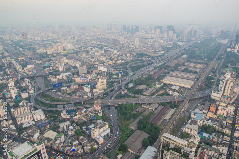 Bangkok Metropolitan Building Air pollution PM25 negatively impact health Bangkok Metropolitan Building Air pollution PM25 negatively impact health