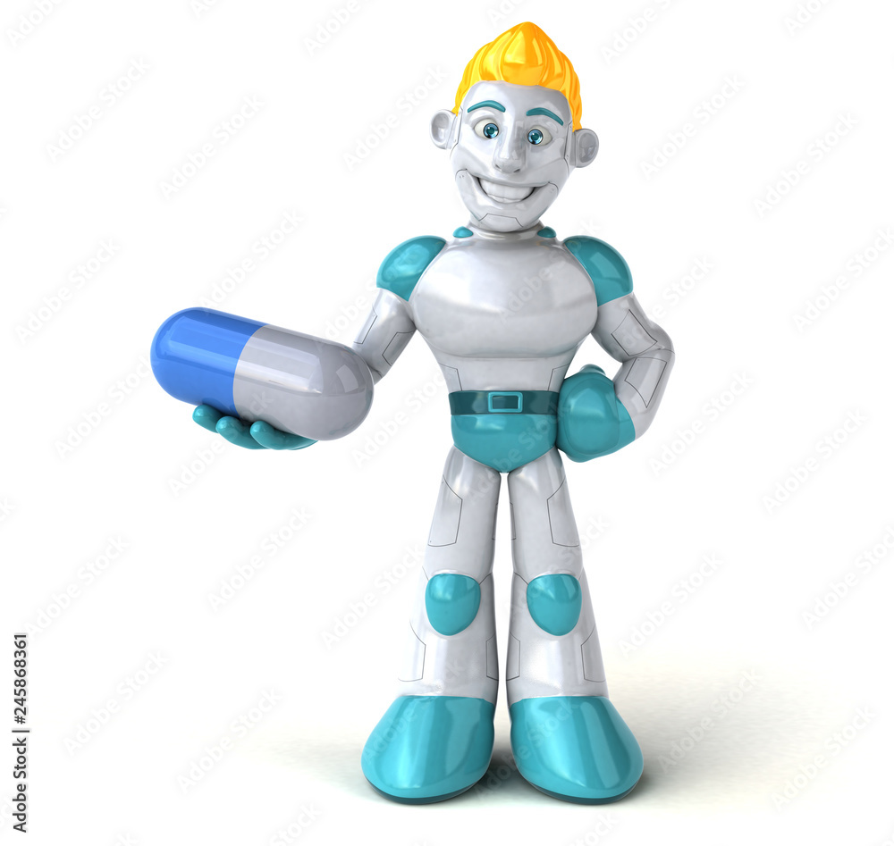 Robot - 3D Illustration Robot - 3D Illustration