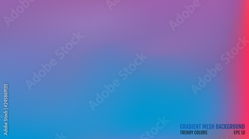 Modern background. Colors transition concept. Gradient mesh. Abstract Cover. Trendy colored Surface. Elegant pattern. Vector illustration.