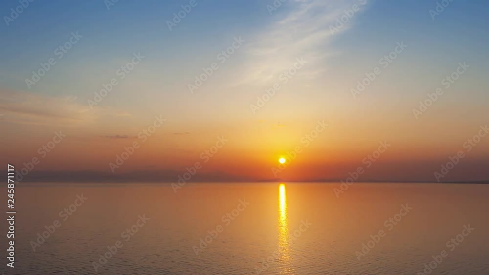 Sundown over the Cagliari Bay 02 (4k UHD time lapse)