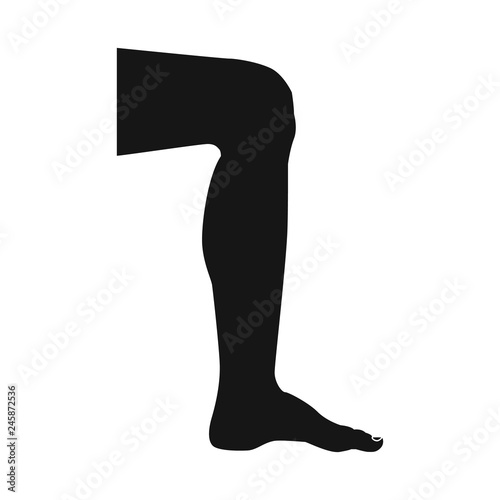 Vector design of human and part icon. Set of human and woman vector icon for stock.