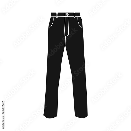 Isolated object of man and clothing icon. Set of man and wear vector icon for stock.