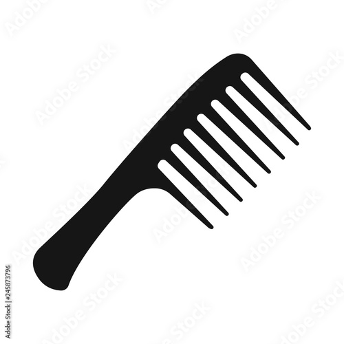 Isolated object of brush and hair sign. Set of brush and hairbrush stock vector illustration.