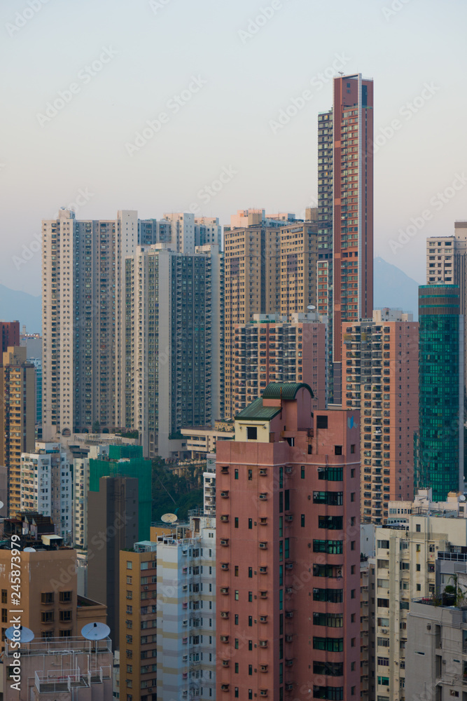 Fototapeta premium Gebäude in Hong Kong