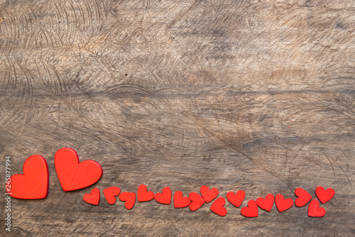 background with red hearts,...