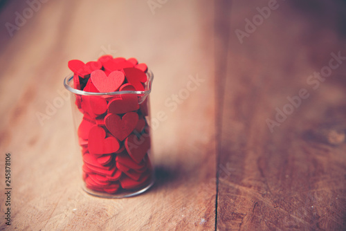 Valentines Day background w...