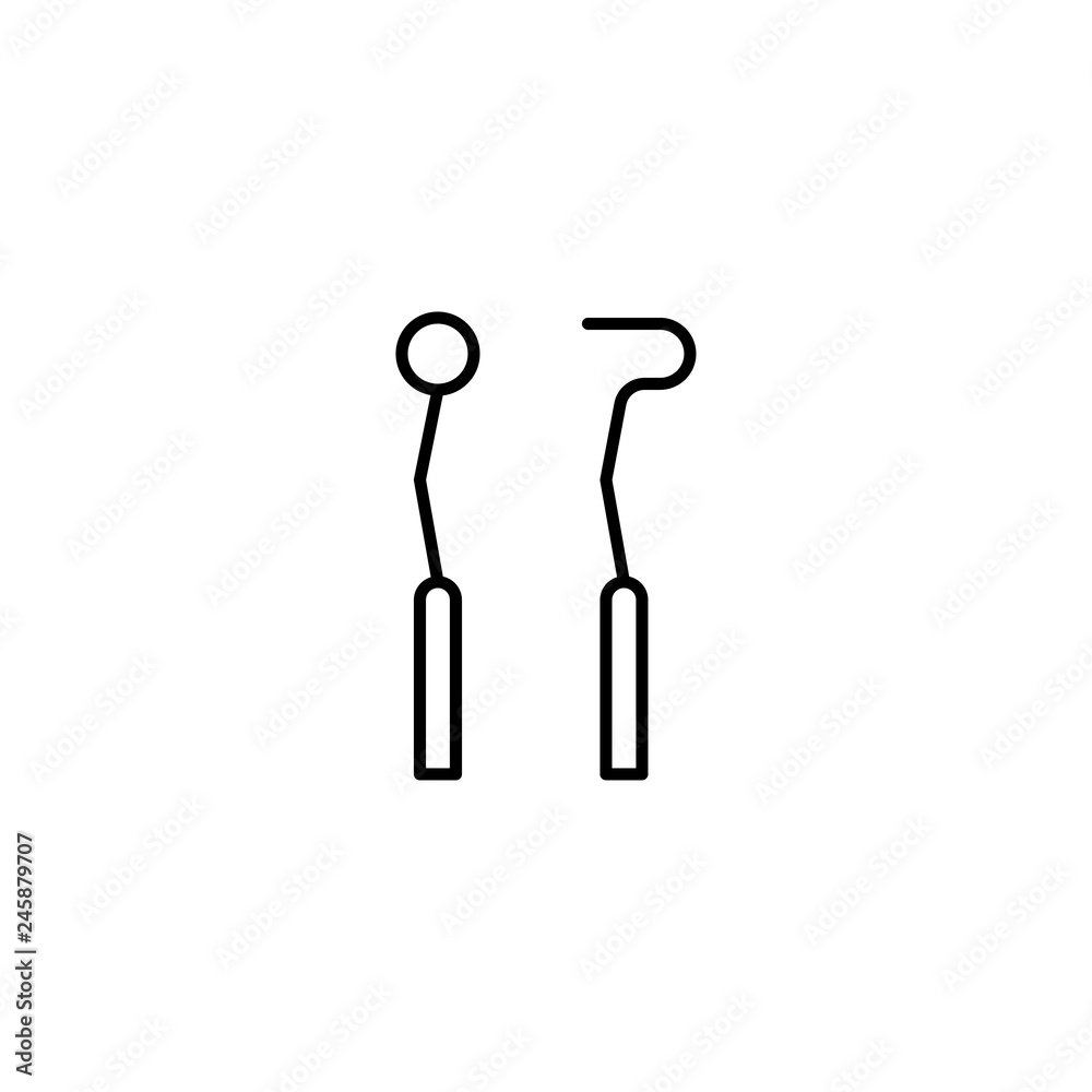 dental tools icon vector illustration dental tools icon vector illustration