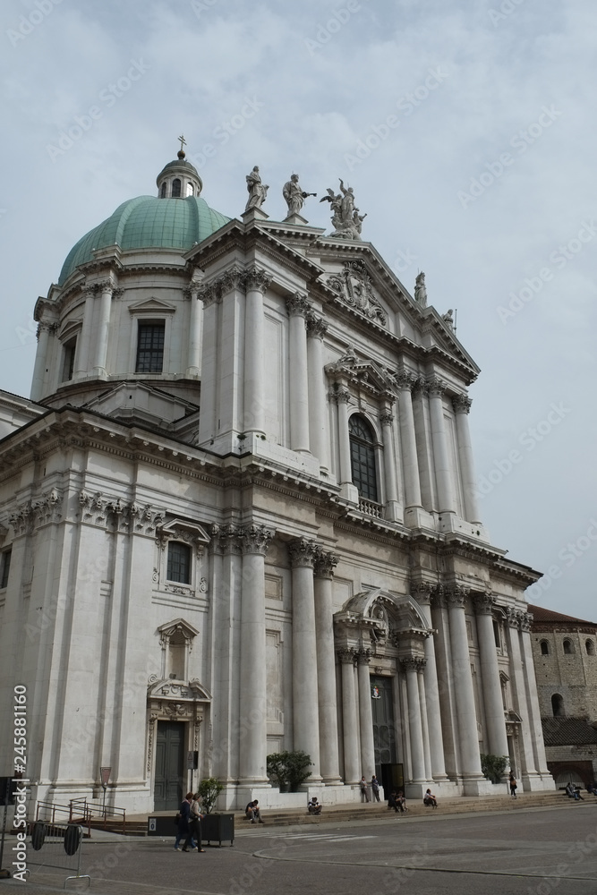 Cathedral in Brescia city, Italy