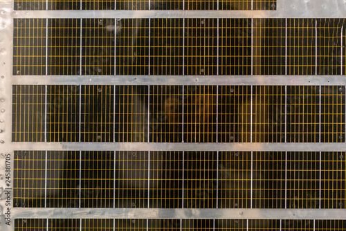 close up solar cell for clean energy b