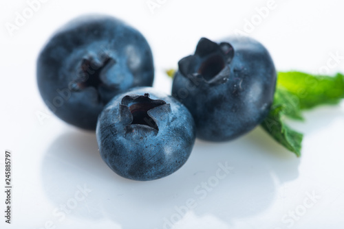 Blueberry. Fresh berries isolated on white background