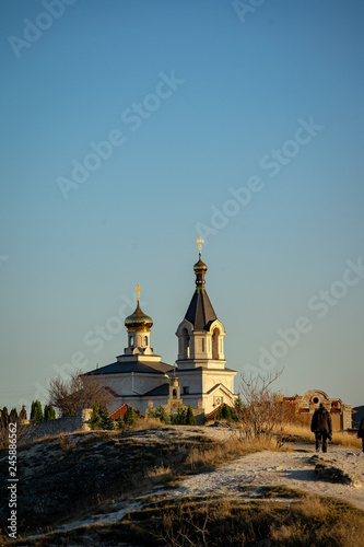 Fototapeta Naklejka Na Ścianę i Meble -  One of the most important attractions for traveling in Moldova, The Old Orhei Orthodox Church