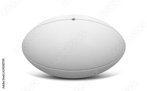White Rugby Ball photo