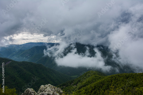 rodopi mountain landscape