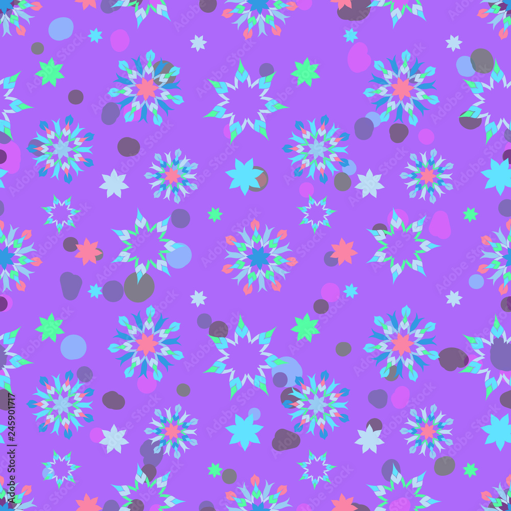 Abstract seamless background of abstract patterns