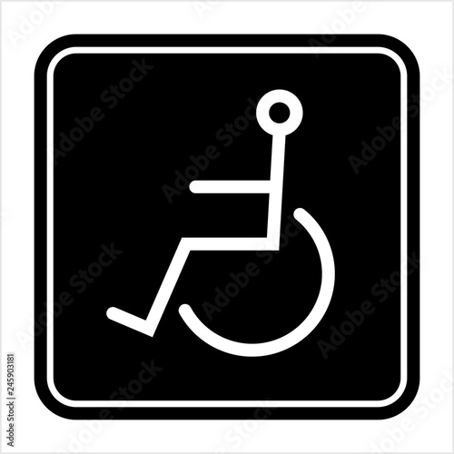 Access Icon Design (Disabled Handicap Symbol)