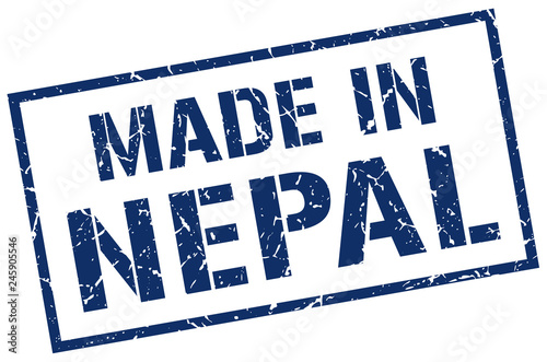 made in Nepal stamp