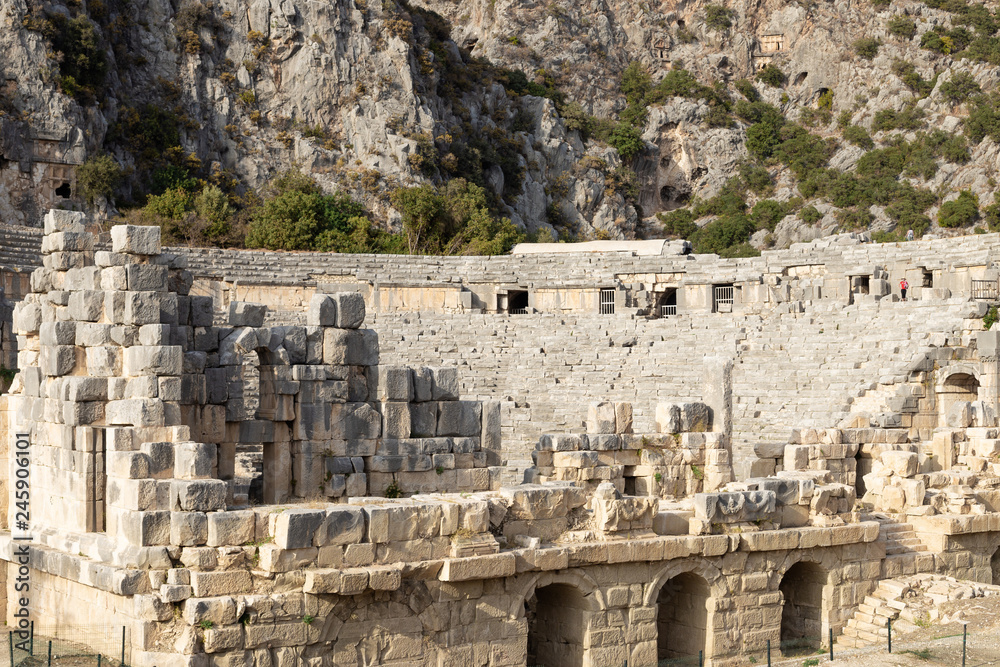 Ancient Greco-Roman Theater of Mira, Demre, Turkey