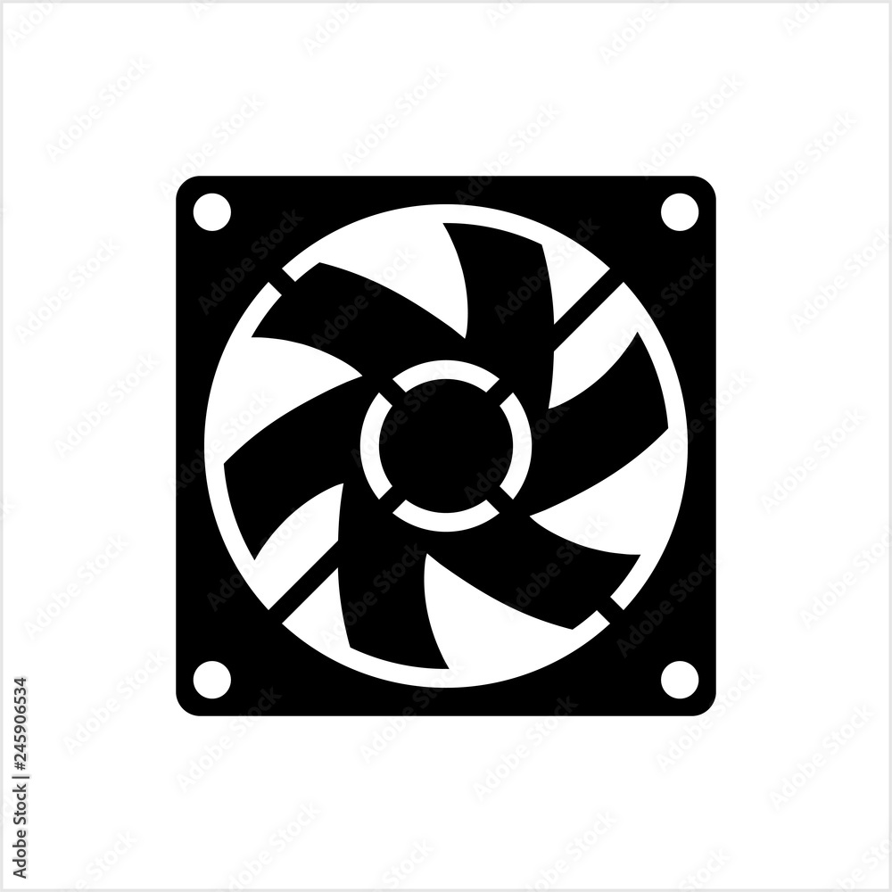 Computer Cooling Fan Icon, Air Cooling Fan Computer Cooling Fan Icon, Air Cooling Fan
