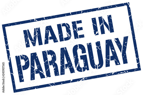 made in Paraguay stamp