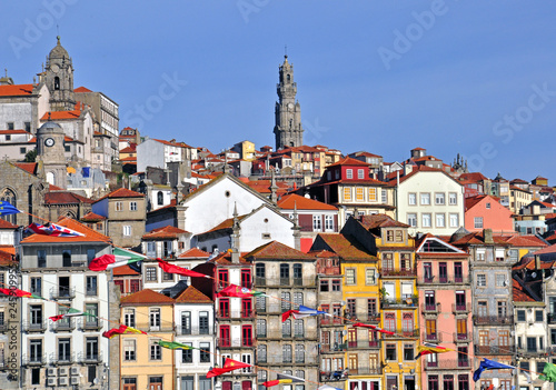 Beautiful houses of Oporto old town