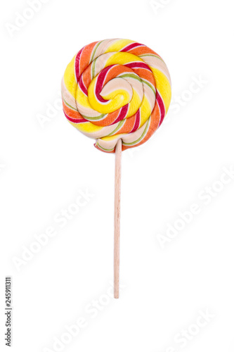Wallpaper Mural Colorful lollipop isolated on white background. Studio shot Torontodigital.ca