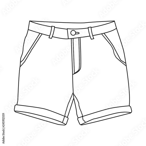 Isolated object of man and clothing logo. Set of man and wear stock symbol for web.