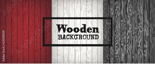 Three different tones realistic wood textured backgrounds