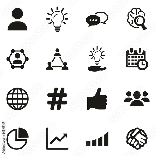 Consulting Icons Set
