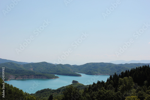 Artificial Lake Plastira of Karditsa central Greece Europe photo